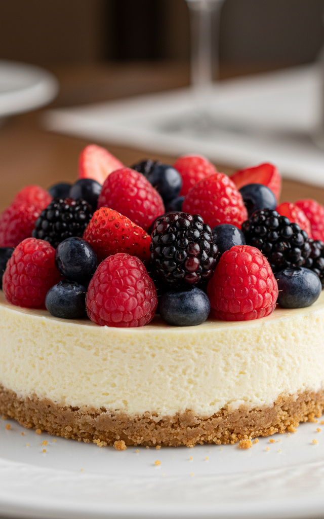 Cheesecake ai frutti di bosco
