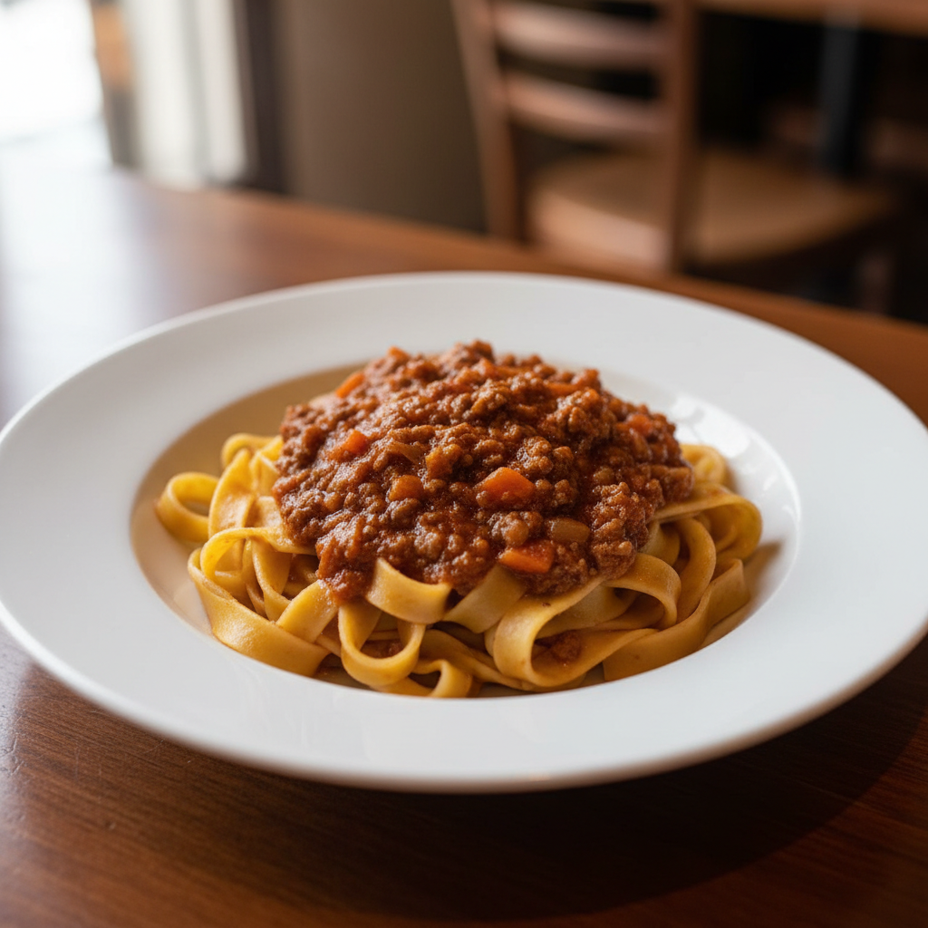 Tagliatelle al ragù bolognese