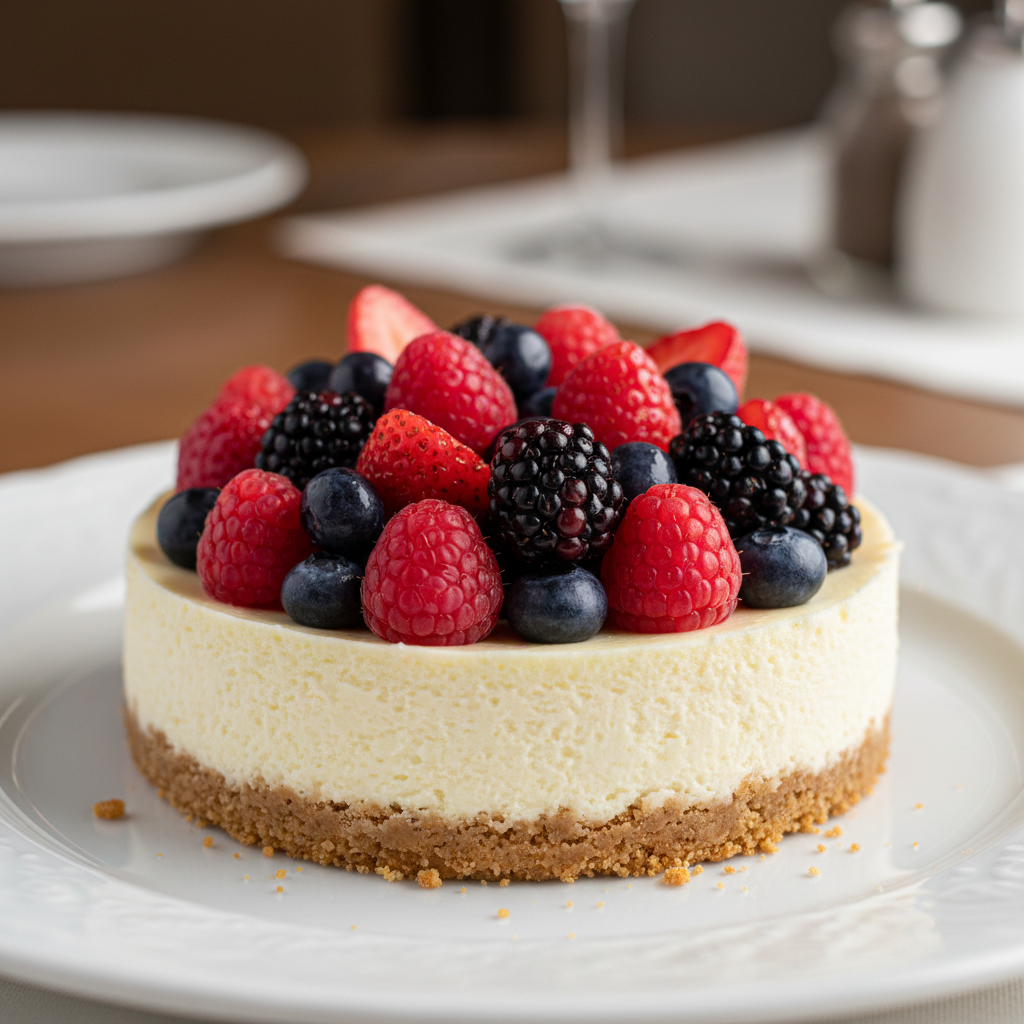 Cheesecake ai frutti di bosco