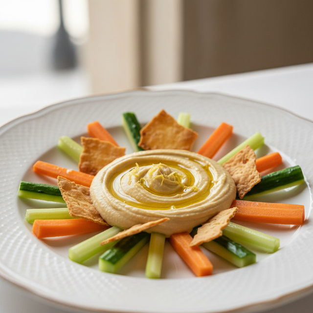 Hummus & verdure croccanti