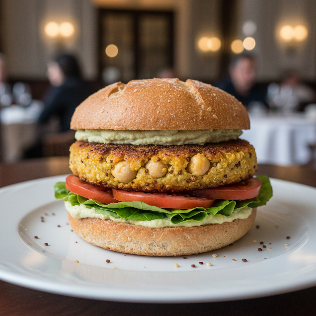 Burger vegetale di ceci