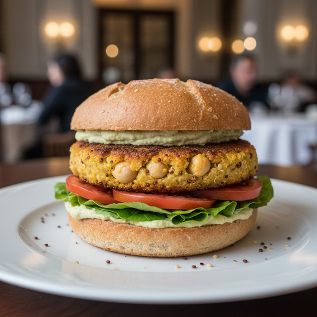 Burger vegetale di ceci
