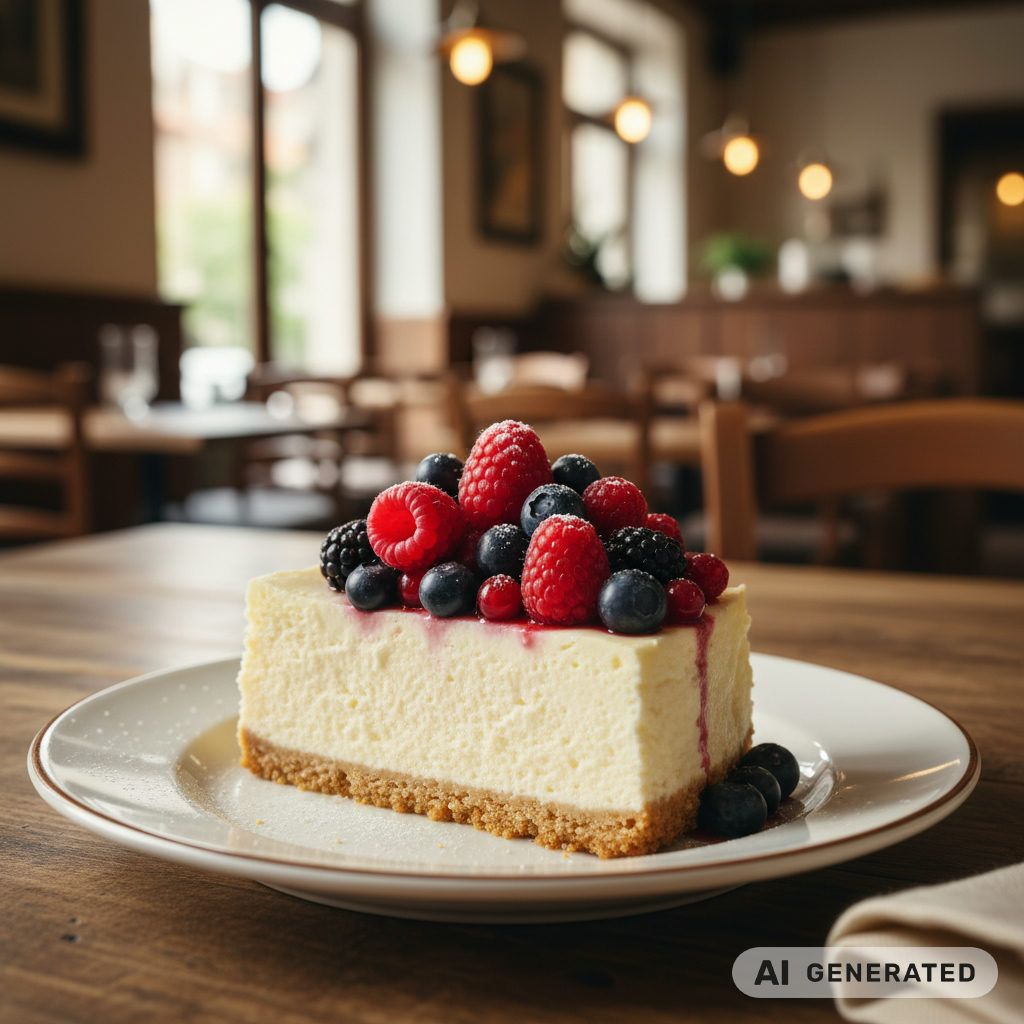 Cheesecake ai frutti di bosco