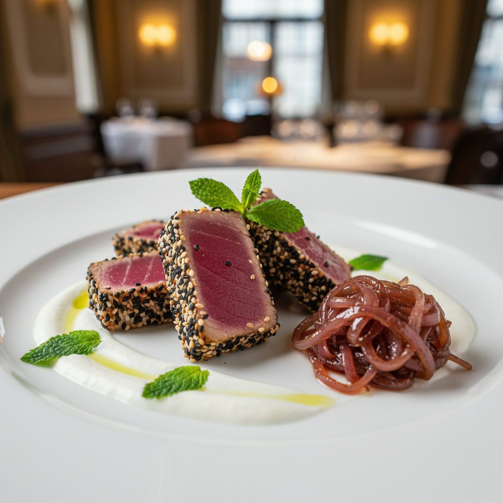 TATAKI DI TONNO AI 2 SESAMI